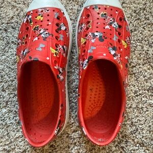 Disney Natives Red Slip-On Shoes